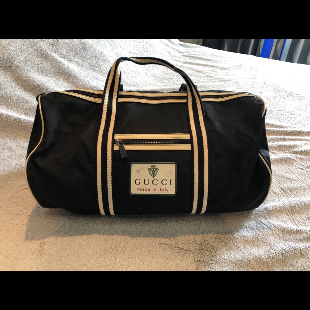 Gucci Vintage AUTHENTIC Nylon Duffle Bag